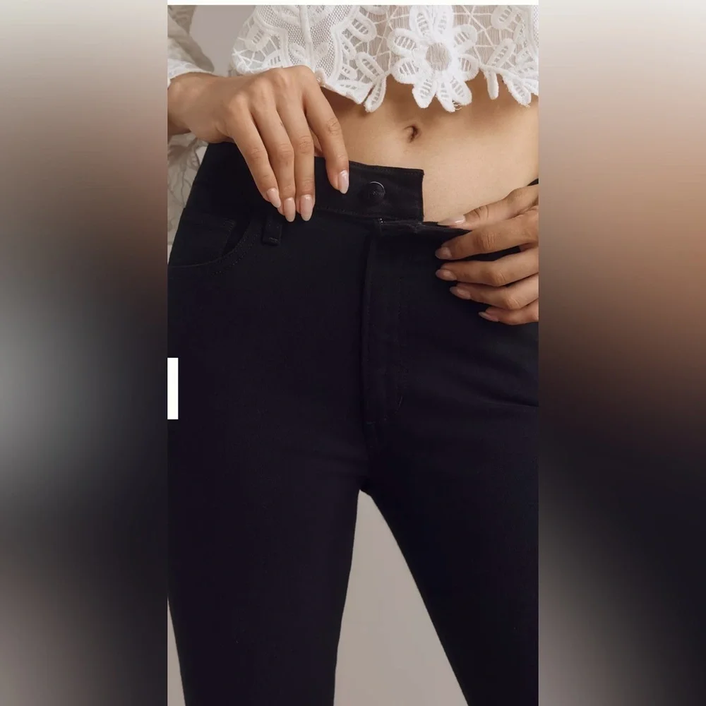 Joe's Jeans The Charlie High-Rise Skinny Jeans Faded Black size 27 - Picture 4 of 14